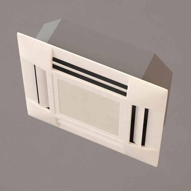 air conditioning split system Modelo 3D .c4d .max .obj .3ds .fbx .stl .blend 