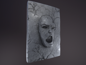 stone face 3D Model