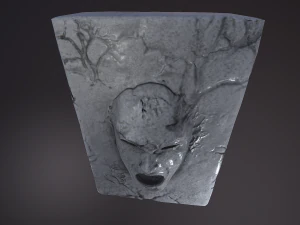 stone face 3D Model