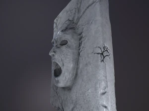 stone face 3D Model
