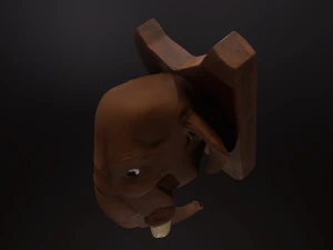 mammoth head pbr 3D Model