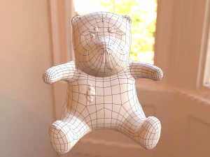 toy bear pbr 3D Model