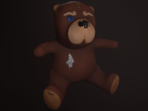 toy bear pbr 3D Model
