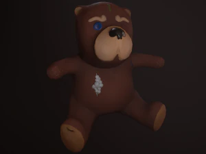 іграшка ведмідь пбр 3D Модель