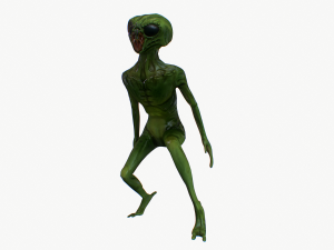 alien rigged lowpoly 3D 模型