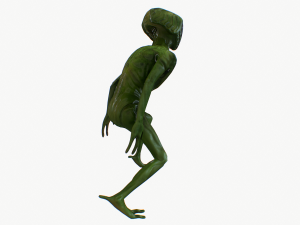 alien rigged lowpoly 3D 模型
