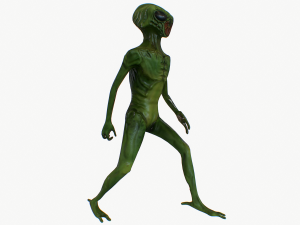 alien rigged lowpoly 3D 模型