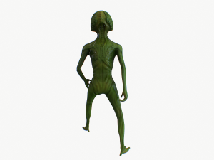 alien rigged lowpoly 3D 模型