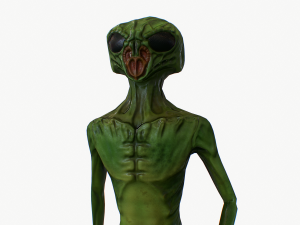 alien rigged lowpoly 3D 模型