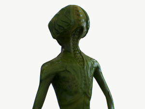 alien rigged lowpoly 3D 模型