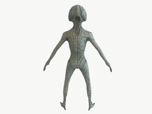 alien rigged lowpoly 3D 模型