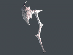 battle axe Modèle 3D