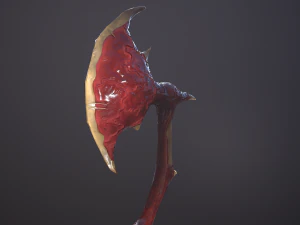 hache de combat Modèle 3D