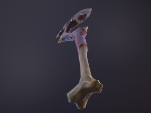 battle axe Modèle 3D