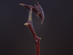 battle axe Modèle 3D