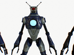 robot pbr Modèle 3D