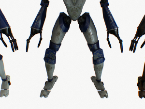 robot pbr Modèle 3D
