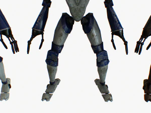 робот пбр 3D Модель