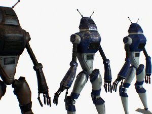 робот пбр 3D Модель