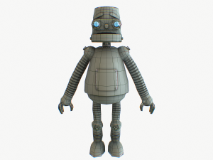 robot cartoon rigged pbr 3D Model