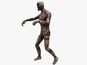 mummy rigged pbr 3D 模型