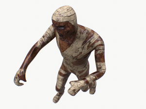 mummy rigged pbr 3D 模型