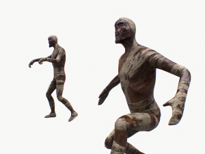 mummy rigged pbr 3D 模型