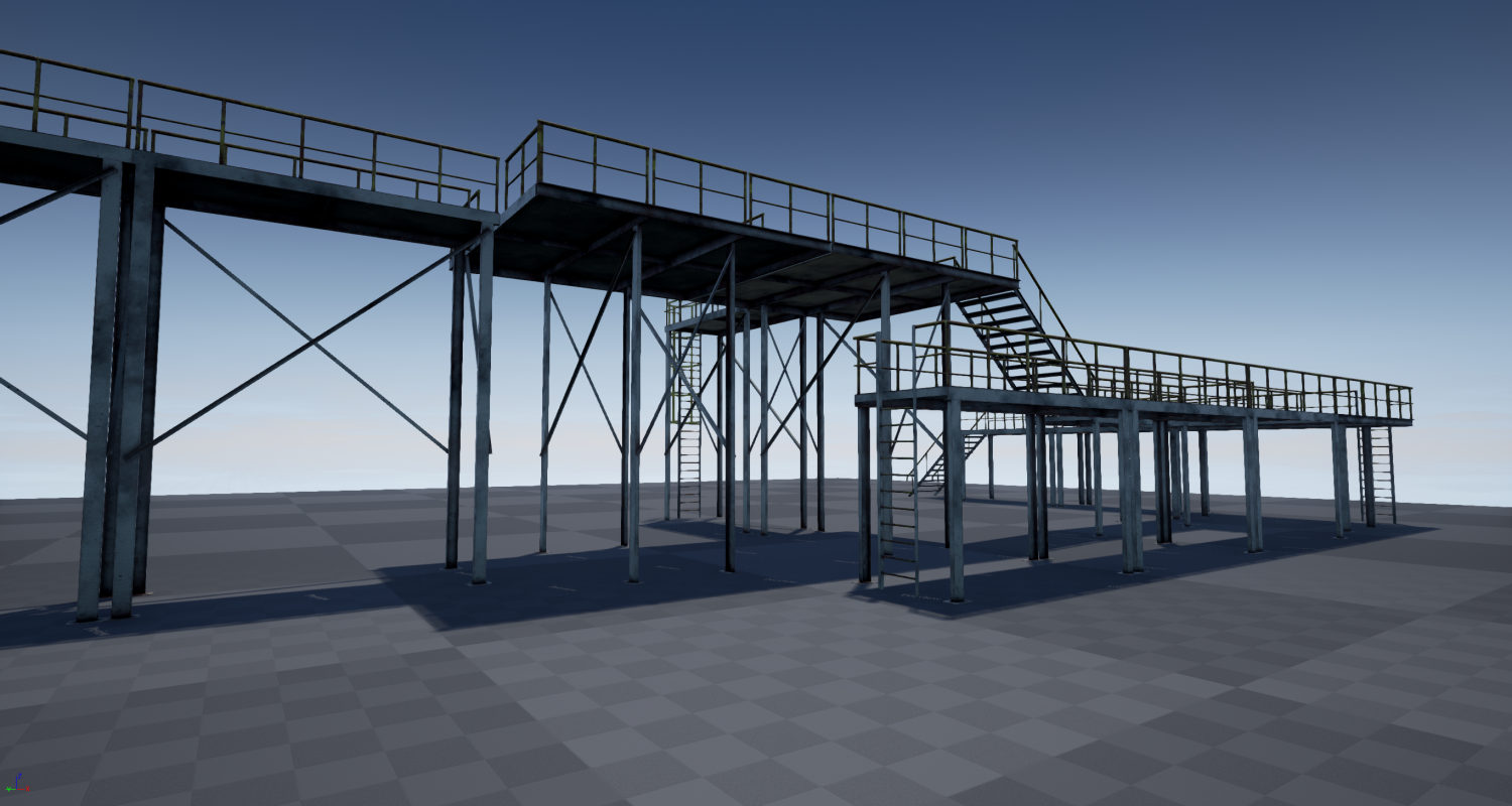 D industrial. Industrial platform. 3d Industrial Modular. Платформа 3д чёрная. Industrial Catwalk 3d model.