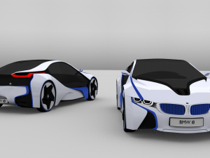 bmw i8 3D Модель