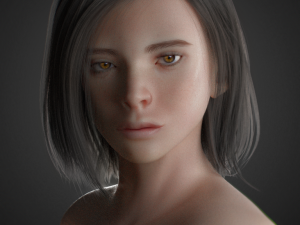lily asian women full body 3D Модель