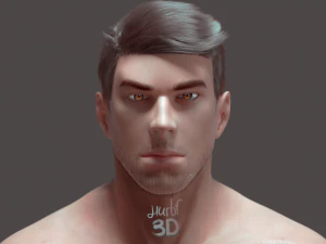aston bara men character full body upper texture 5usd discounted 3D Model