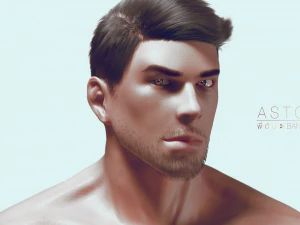 aston bara men character full body upper texture 5usd discounted 3D Model