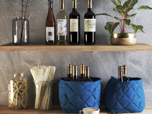 kitchen stuff 3D 모델