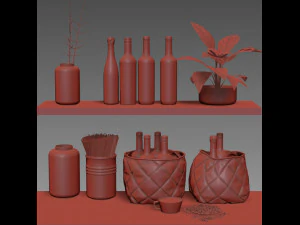 kitchen stuff 3D Model