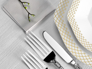 luxury spoon set 3D 模型