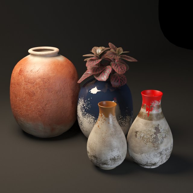 pot830 3D 模型 .c4d .max .obj .3ds .fbx .stl .blend