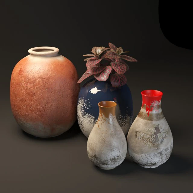 pot830 3D Model .c4d .max .obj .3ds .fbx .stl .blend 
