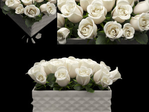 red flowerbox 3D 모델
