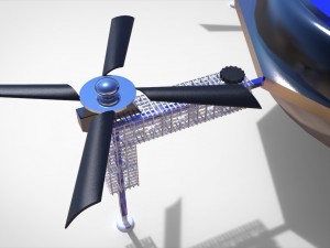 copter drone Modèle 3D