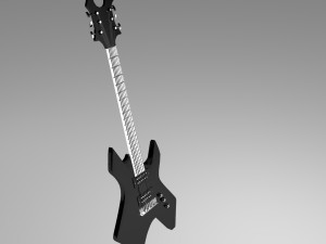 bc rich warlock guitar 3D Model