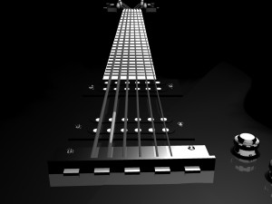 bc rich warlock guitar Modèle 3D