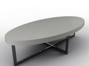 oval sehpa 3D Model