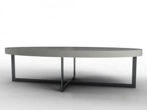 oval coffee table 3D Model