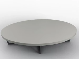 oval coffee table 3D Model