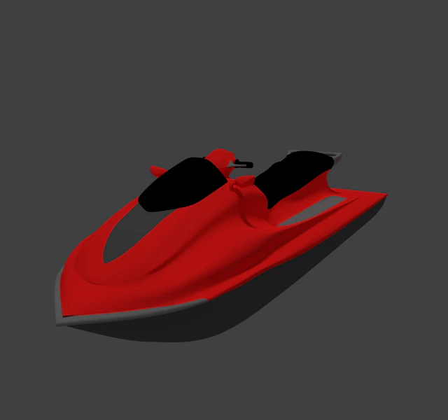 jetski - water scooter 3D Model .c4d .max .obj .3ds .fbx .stl .blend