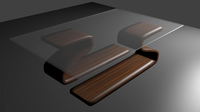 living room table 3D 模型 .c4d .max .obj .3ds .fbx .stl .blend 