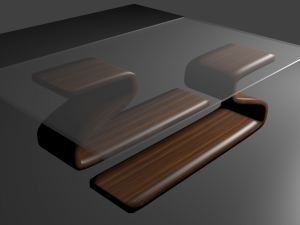 living room table Modèle 3D