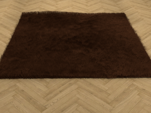 realistic fluffy carpet 3D Модель