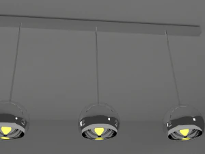 モダンなリビングルームのランプ 3Dモデル