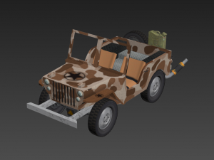jeep willys 3D 모델
